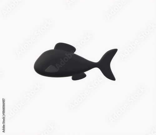 3D fish model .
