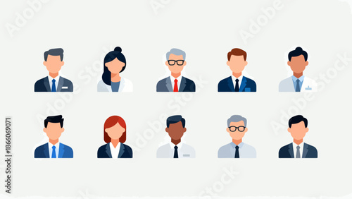 Business professional avatars