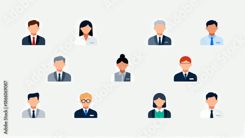 Business professional avatars