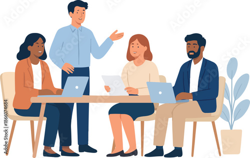 Diverse Office Teamwork