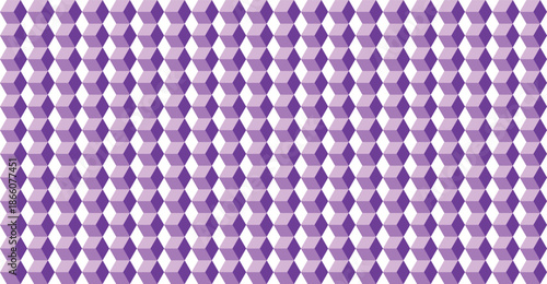 Vibrant purple geometric pattern with repeating diamond shapes