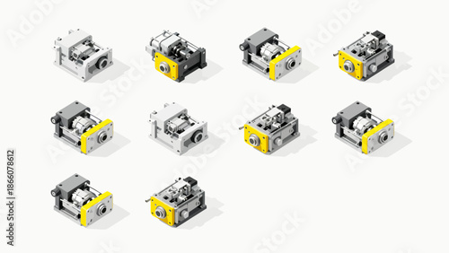 Array of mechanical components