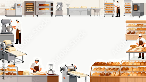 Bakery production and display