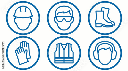 Outline Mandatory Safety Signs for Construction and Industrial Use
