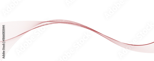 red ribbon on white background