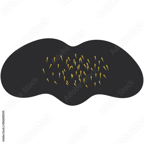 Blackhead Remover Strip vector drawing.