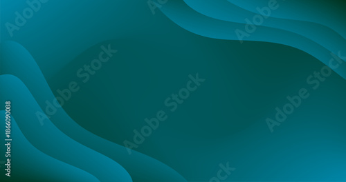 Aqua Gradient Background with Fluid Different shades and thickness Abstract pattern