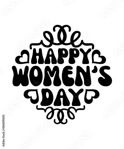 Happy Womens Day svg