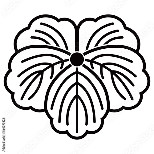 家紋です。裏蔦といいます