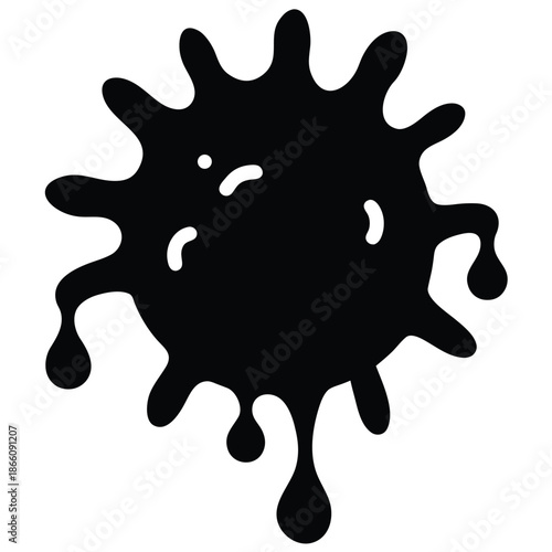 green goo vector icon