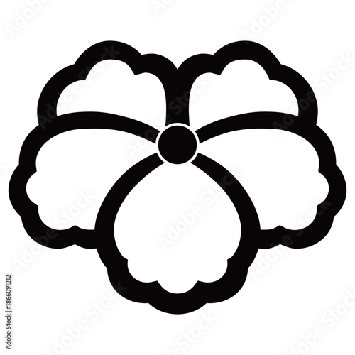 家紋です。中陰蔦といいます