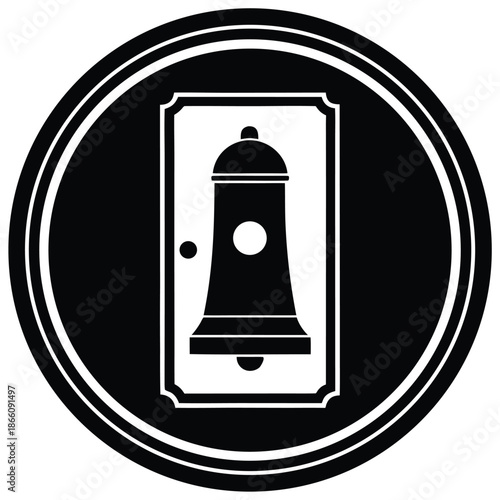 doorbell vector icon
