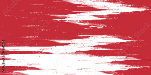 Straight red ink vector lines pack. Bloody color long and round hand-drawn brushstroke text highlights, frames, circles. Asian calligraphy brushstroke set