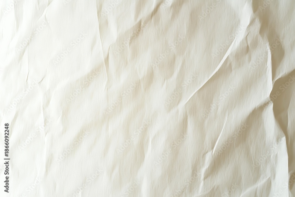 Obraz premium Elegant Soft Light Sheet with Delicate Ridges and Graceful Folds in a Pristine Textured Background