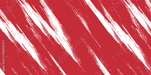 Straight red ink vector lines pack. Bloody color long and round hand-drawn brushstroke text highlights, frames, circles. Asian calligraphy brushstroke set