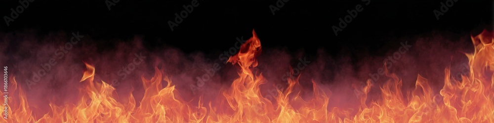 Fototapeta premium fire texture, flames, fire background