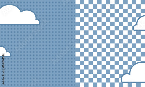 Pop art blue background retro style