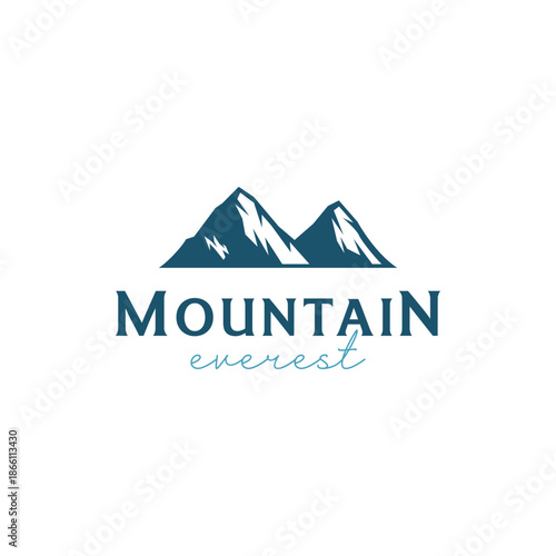 Iceberg logo template design with creative concept.
