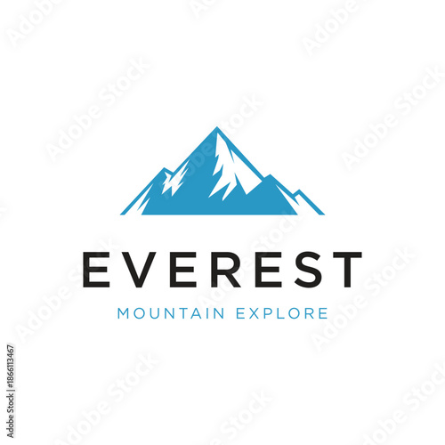 Iceberg logo template design with creative concept.