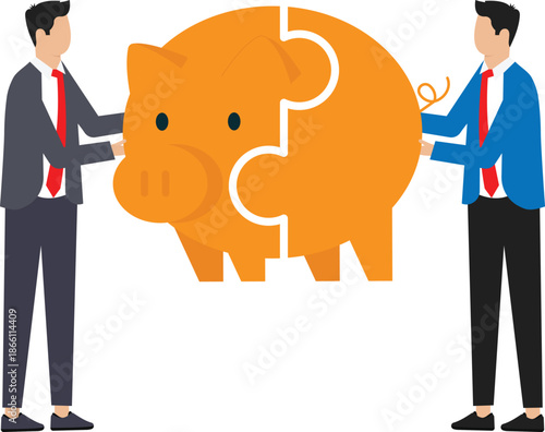 Financial risk assurance and protect money from inflation or economic crisis, insurance and tax or wealth management concept
