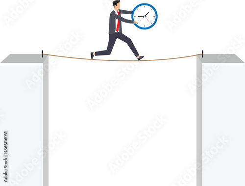 productivity or procrastination problem, work efficiency to finish in deadline, strategy or accomplishment concept
