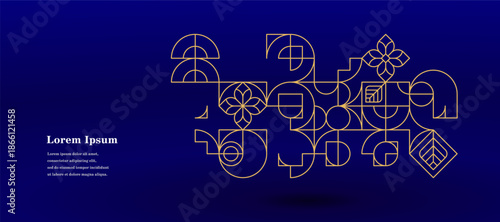 幾何学 抽象 サークル パターン 葉 テクスチャ 背景