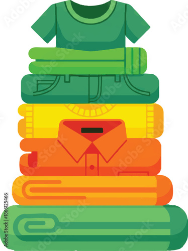 vector illustration shart T shart pant cloths design