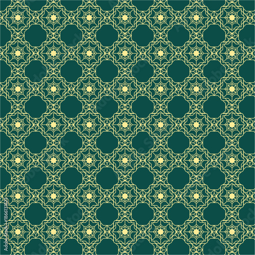 Decorative motif seamless pattern