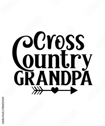 Cross Country grandpa svg