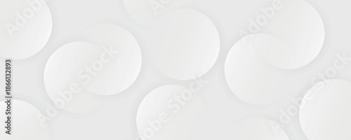 Clean minimal abstract background with soft organic shapes and subtle layered shadows in white tones. Smooth flowing forms create a calm and modern composition suitable for elegant visual design.