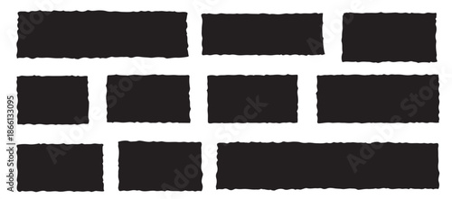 Abstract torn paper texture made of small square pieces. Collage background with ripped edges, paper cut effect and handmade look, suitable for posters, mockups, editorial design, branding, and creati