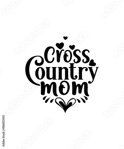 Cross Country mom svg
