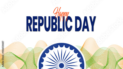 Republic Day India Banner and Poster Background Vector Design