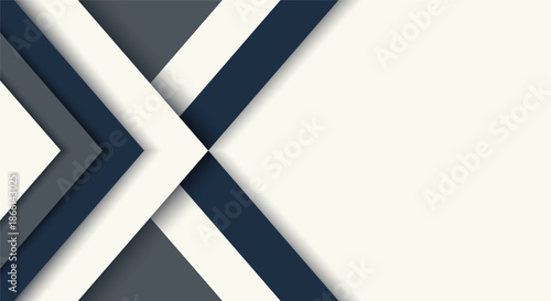 Modern blue geometric business background