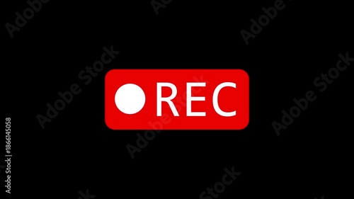 Recording Live Stream Interface Button Animation Loop