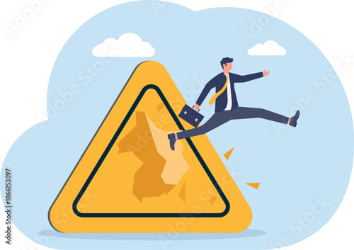 Illustrating of business activities and technology,