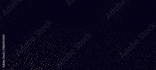 Dark elegant seamless pattern in retro style with a little golden stars. Premium royal birthday party. Festive poster BG template. Burst background for Invitation card. Black Friday. Exclusive flyer