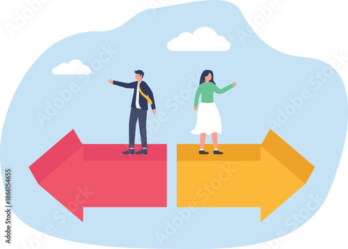 Illustrating of business activities and technology,