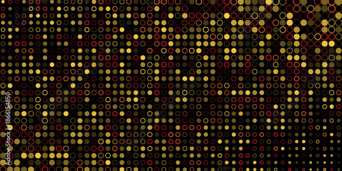 Dark Orange vector layout with circle shapes. Blurred bubbles on abstract background with colorful gradient. New design for ad, poster, banner of your website.