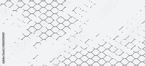 Mesh texture for fishing nets. Grunge pattern for sportswear or soccer goal, volleyball net, basketball hoop, hockey, athletics. Mesh background. Vector