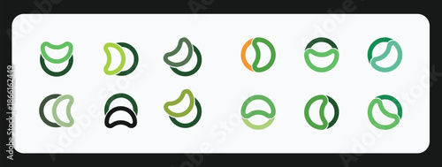 Letter D and O Logo Combinations, Letter D icon, Letter O icon, Letter D+O Logo