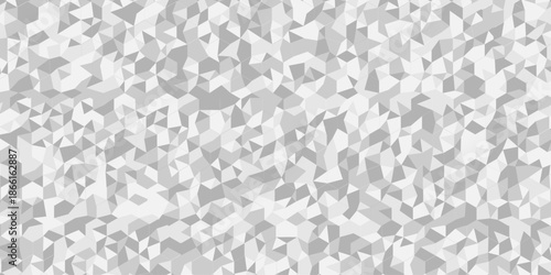 Abstract low polygon paper design. white and gray pattern square background. Geometric print composed of triangles. white triangle tiles pattern mosaic wallpaper background.