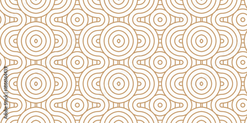 Vector orange circle line paper minimal overlapping. repeating overlap fabric floral ornament fashion. abstract diamond pattern creative textile design. 