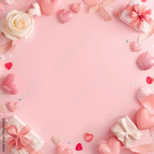 Cozy Self Love Visual with Floating Hearts and Gentle Glow