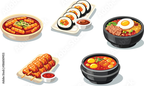 korean food set