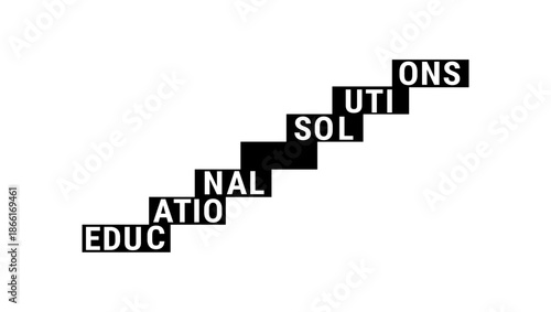 the inscription "educational solutions" showing the correct distribution of forces and time