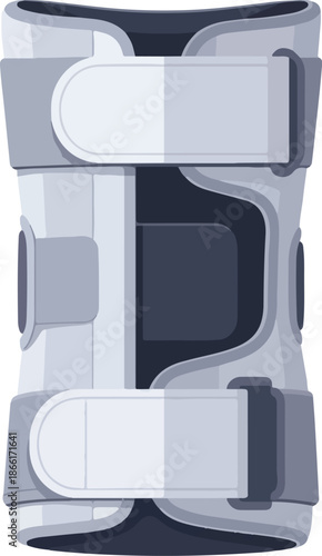 Vector illustration of an abstract 3d technology background featuring a blank computer monitor screen and business office equipment with copy space for your text