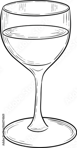 Collection of cheese, brie, camember, parmesan and blue cheese, European cheese assortment, slices, black ink engraving drawing, isolated, transparent. Wine bottle and glass, grape and fig