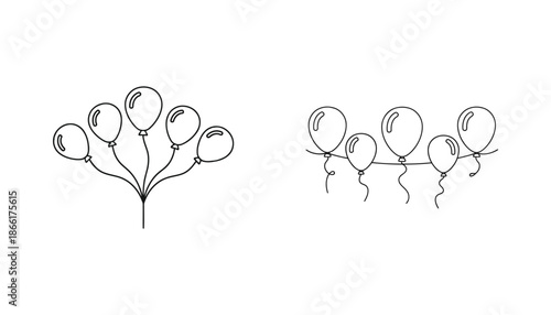 Botanical illustration of two clusters of seed pods or fruit