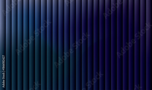 Deep Navy Blue Vertical Gradient Glass Effect Stripes Seamless Pattern Moody Abstract Glow Luxury Modern Background.